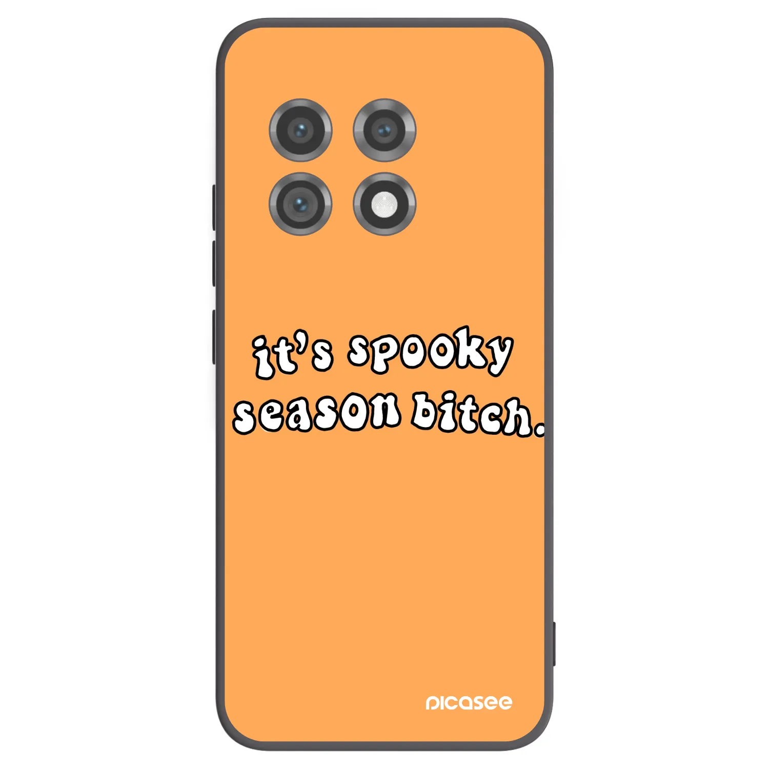Picasee crna silikonska maskica za OnePlus 11 5G - Spooky season