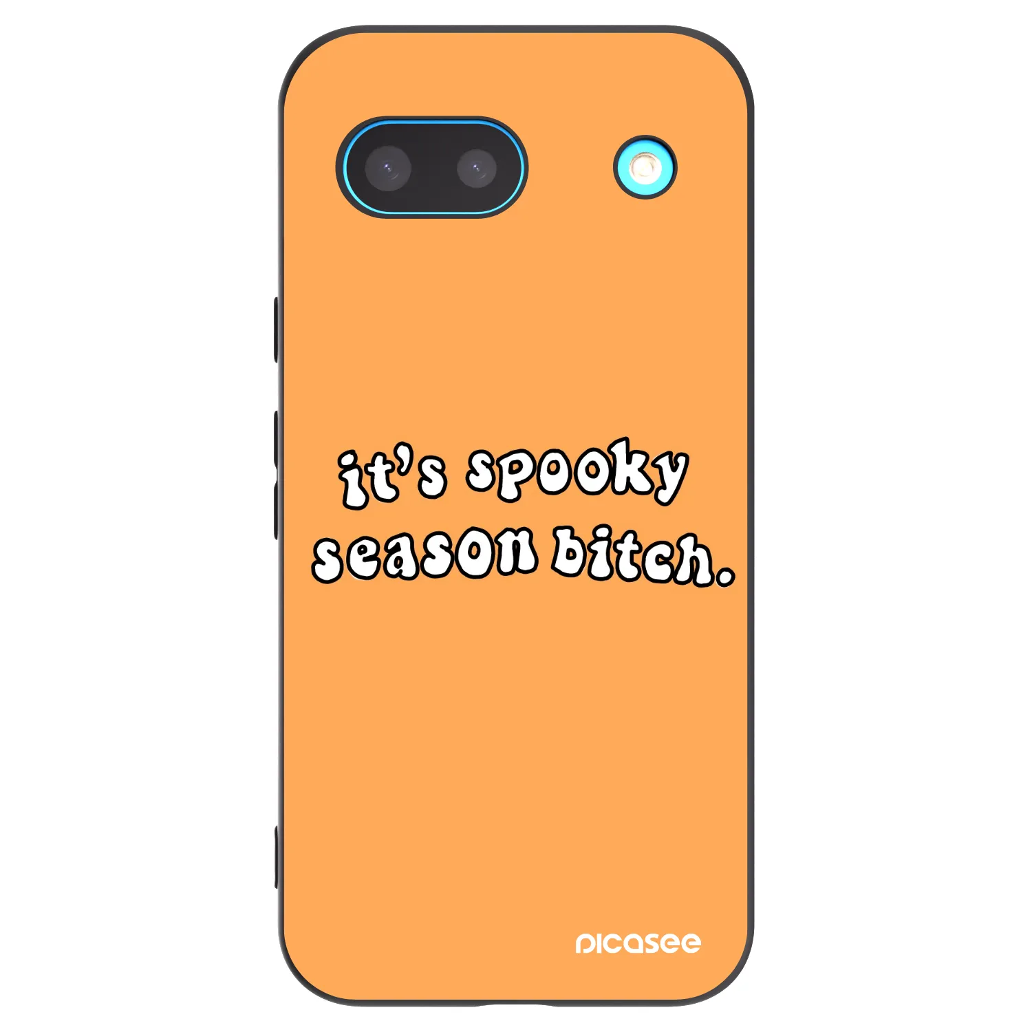 Picasee crna silikonska maskica za Google Pixel 8a - Spooky season
