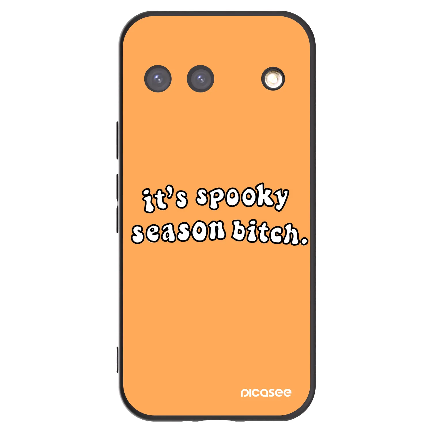Picasee crna silikonska maskica za Google Pixel 9 - Spooky season