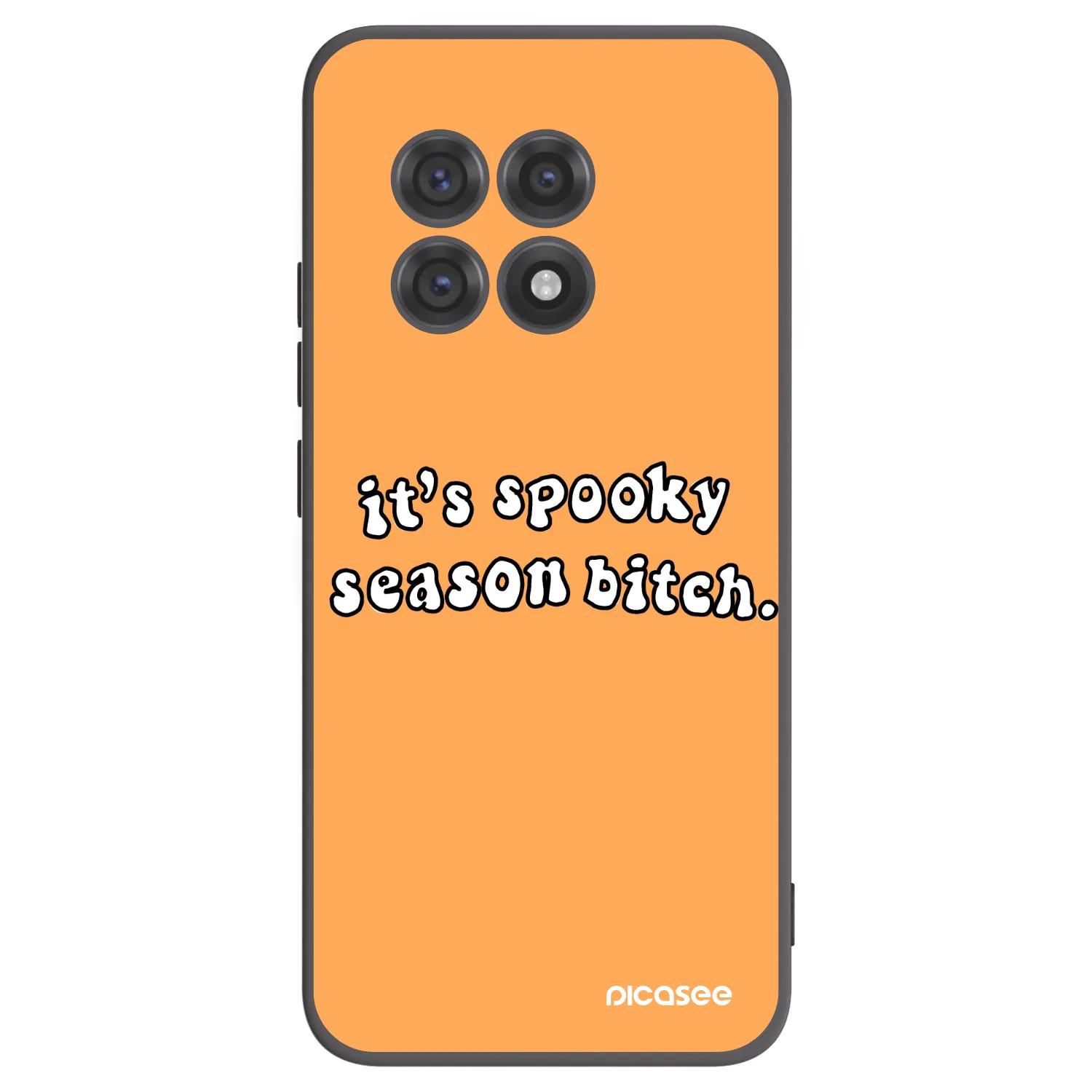 Picasee crna silikonska maskica za OnePlus 13R 5G - Spooky season
