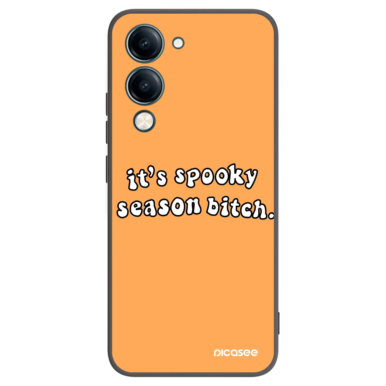 Picasee crna silikonska maskica za Vivo Y29s 5G - Spooky season