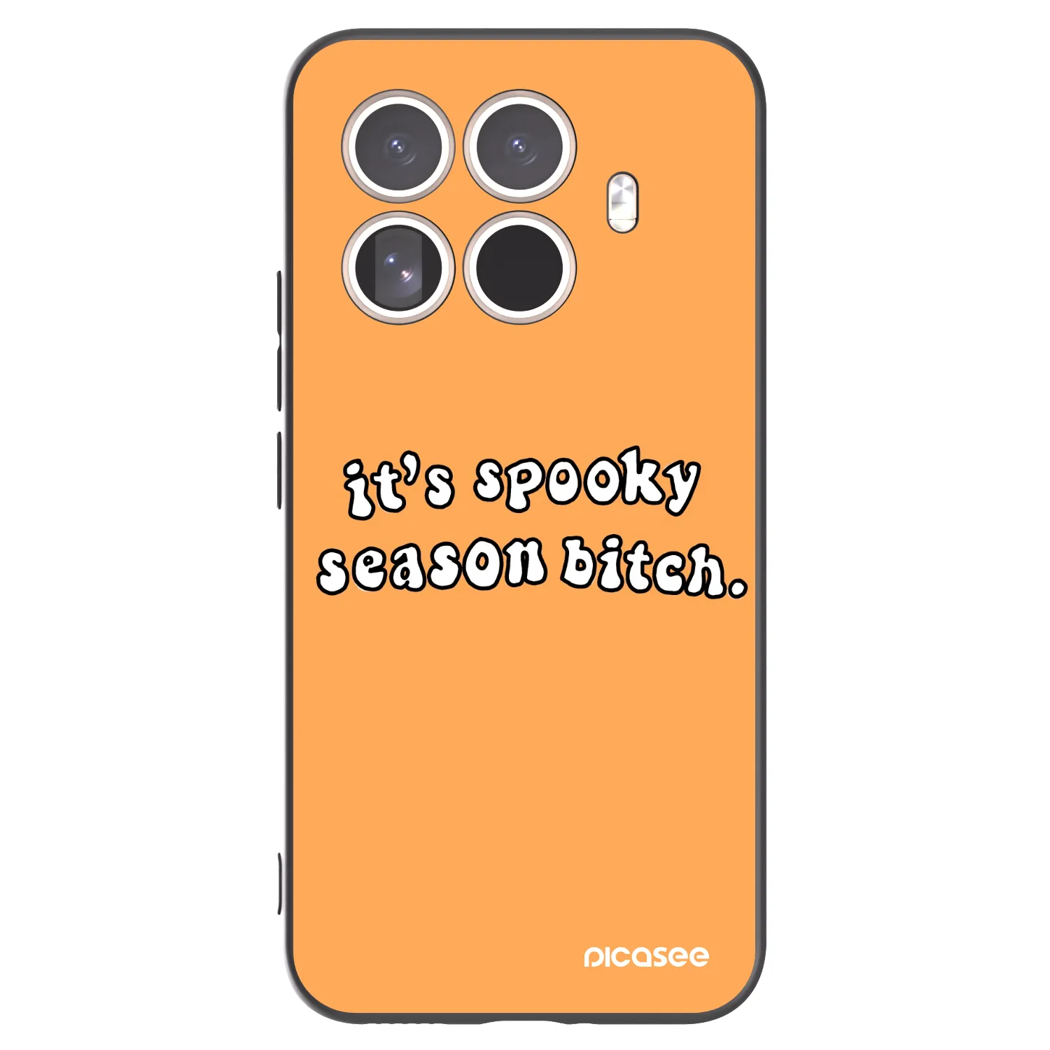 Picasee crna silikonska maskica za Xiaomi 15T Pro - Spooky season