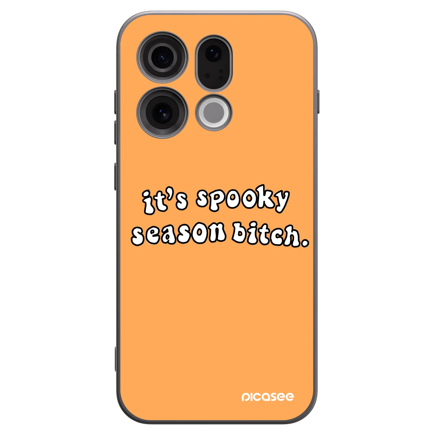 Picasee crna silikonska maskica za OPPO Find X9 - Spooky season