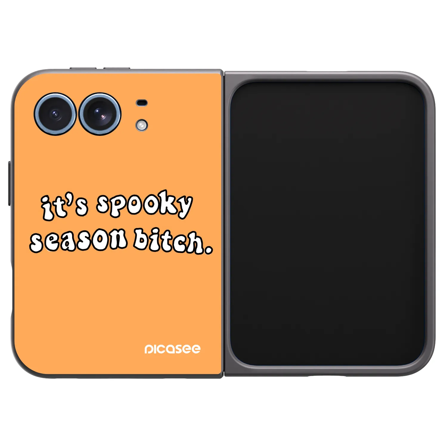 Picasee crna silikonska maskica za Apple iPhone Ultra - Spooky season