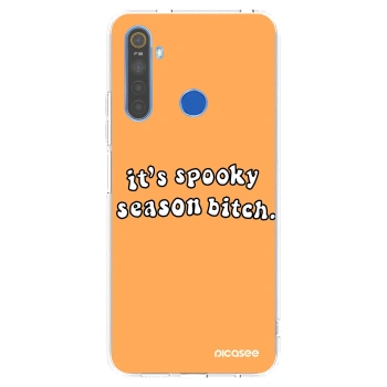 Picasee silikonska prozirna maskica za Realme 5 - Spooky season