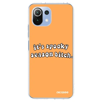 Picasee silikonska prozirna maskica za Xiaomi 11 Lite 5G NE - Spooky season