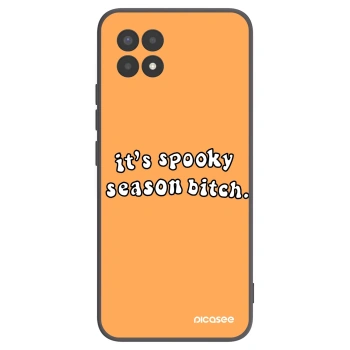 Picasee crna silikonska maskica za Realme 8i - Spooky season