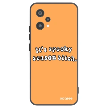Picasee crna silikonska maskica za Realme 9 Pro 5G - Spooky season