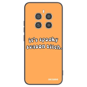 Picasee crna silikonska maskica za Realme 12 Pro 5G - Spooky season