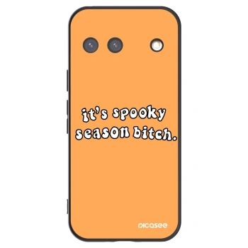 Picasee crna silikonska maskica za Google Pixel 9 - Spooky season