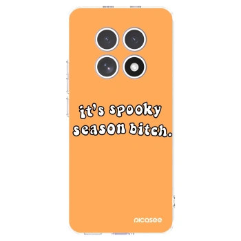 Picasee silikonska prozirna maskica za Xiaomi Redmi Note 15 4G - Spooky season