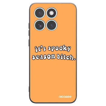 Picasee crna silikonska maskica za Motorola Edge 70 Fusion - Spooky season