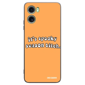 Picasee crna silikonska maskica za Motorola Moto G06 - Spooky season