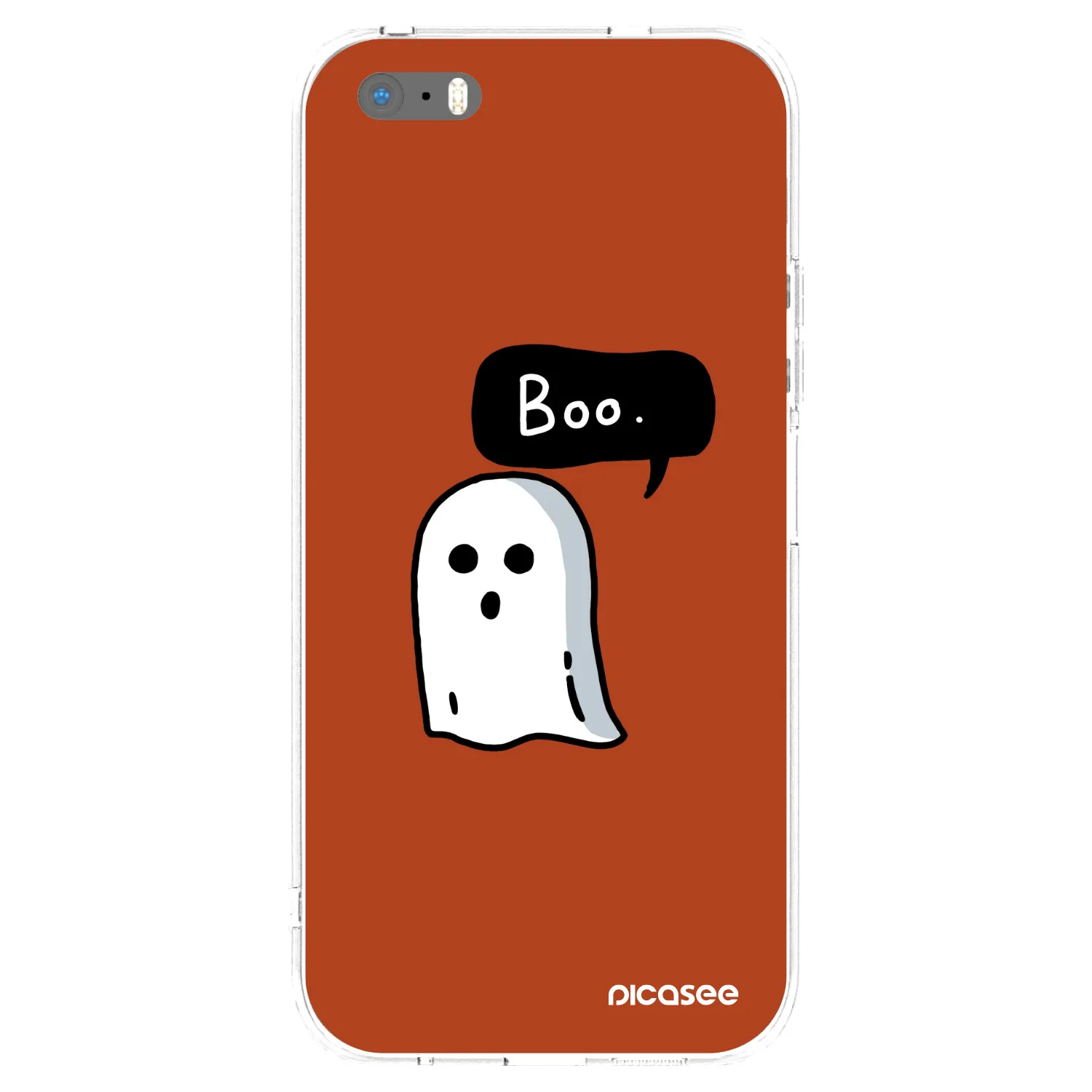 Picasee silikonska prozirna maskica za Apple iPhone 5/5S/SE - Boo