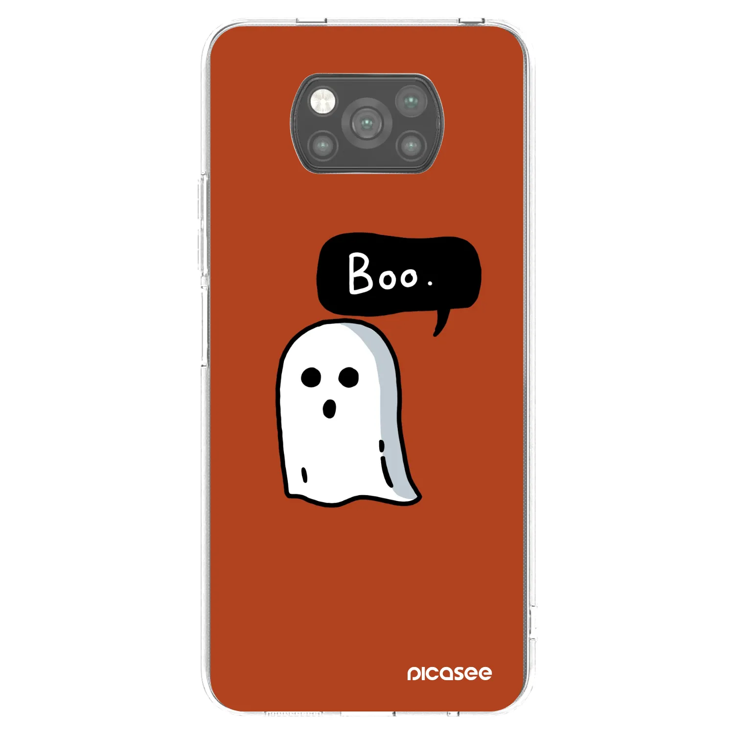 Picasee crna silikonska maskica za Xiaomi Poco X3 - Boo