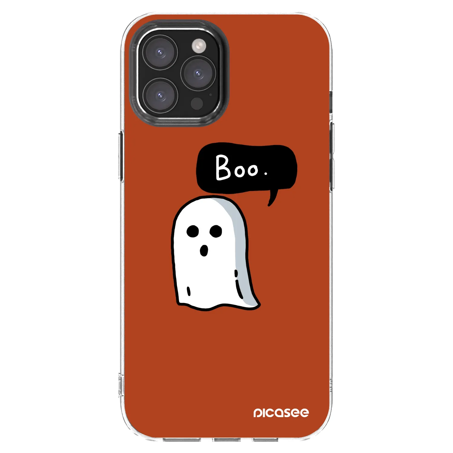 Picasee silikonska prozirna maskica za Apple iPhone 12 Pro Max - Boo