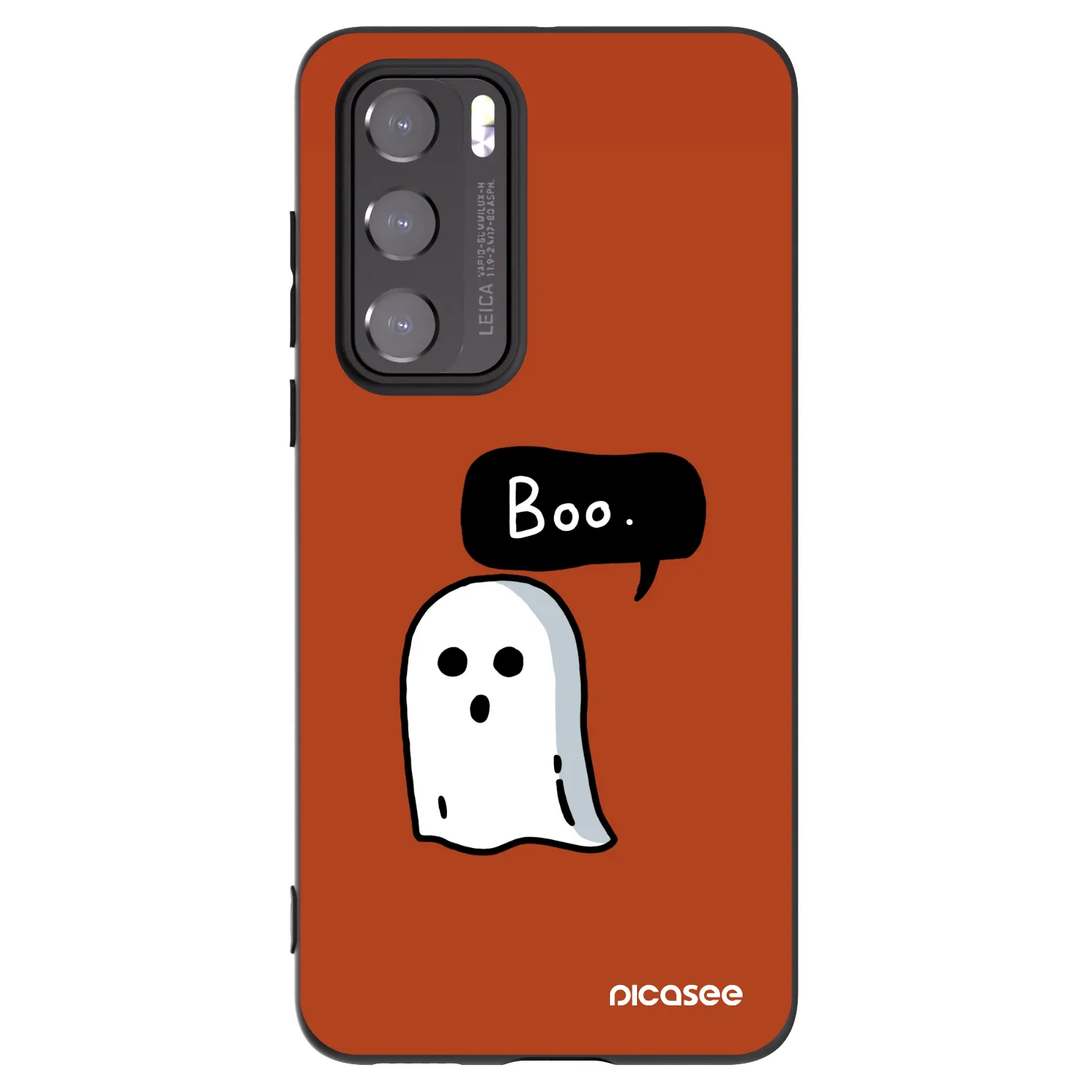 Picasee crna silikonska maskica za Huawei P40 - Boo
