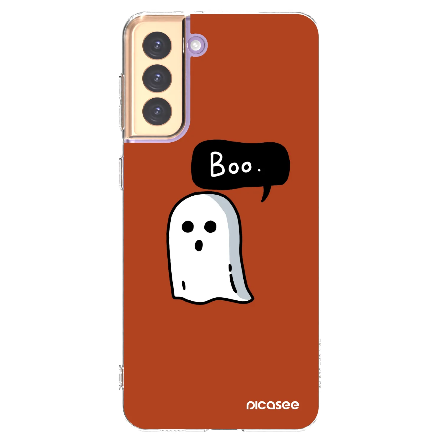 Picasee silikonska prozirna maskica za Samsung Galaxy S21+ 5G G996F - Boo