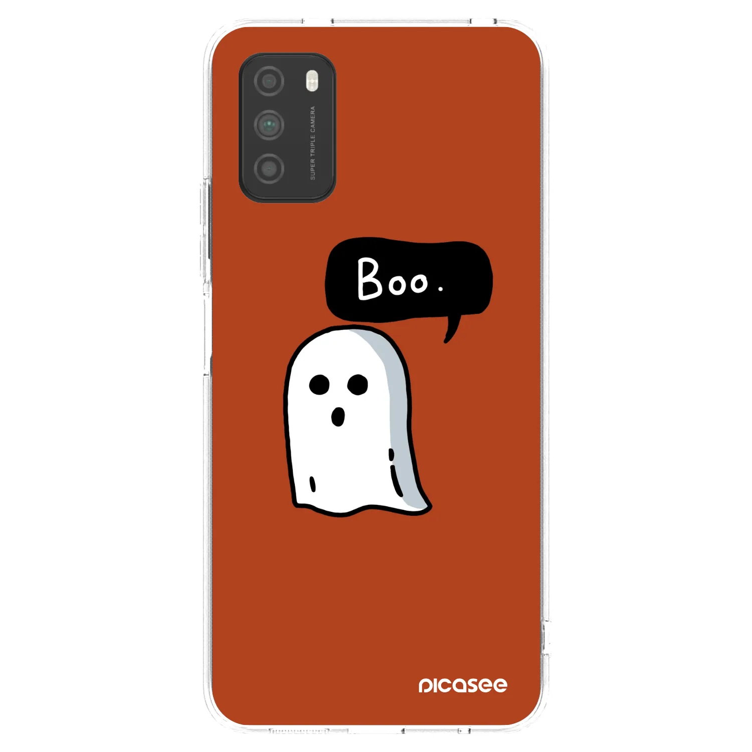 Picasee silikonska prozirna maskica za Xiaomi Poco M3 - Boo