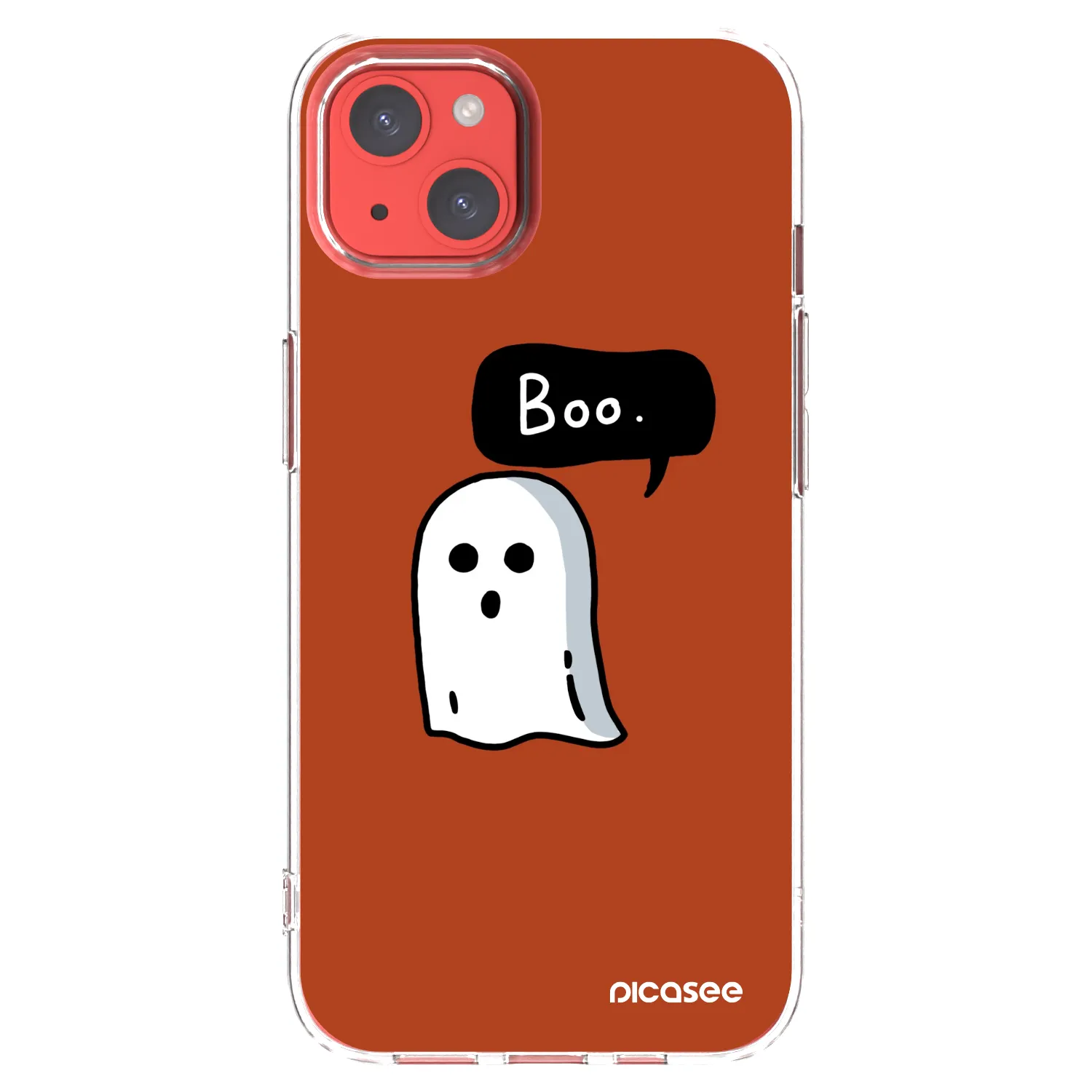 Picasee silikonska prozirna maskica za Apple iPhone 13 - Boo