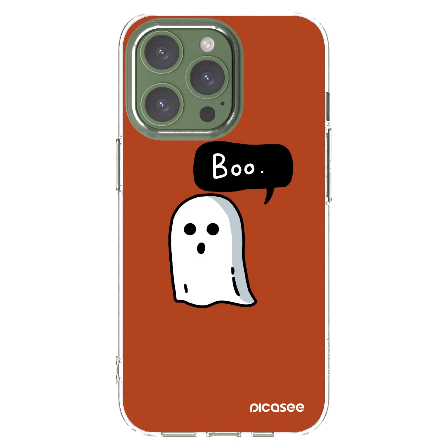 Picasee silikonska prozirna maskica za Apple iPhone 13 Pro - Boo