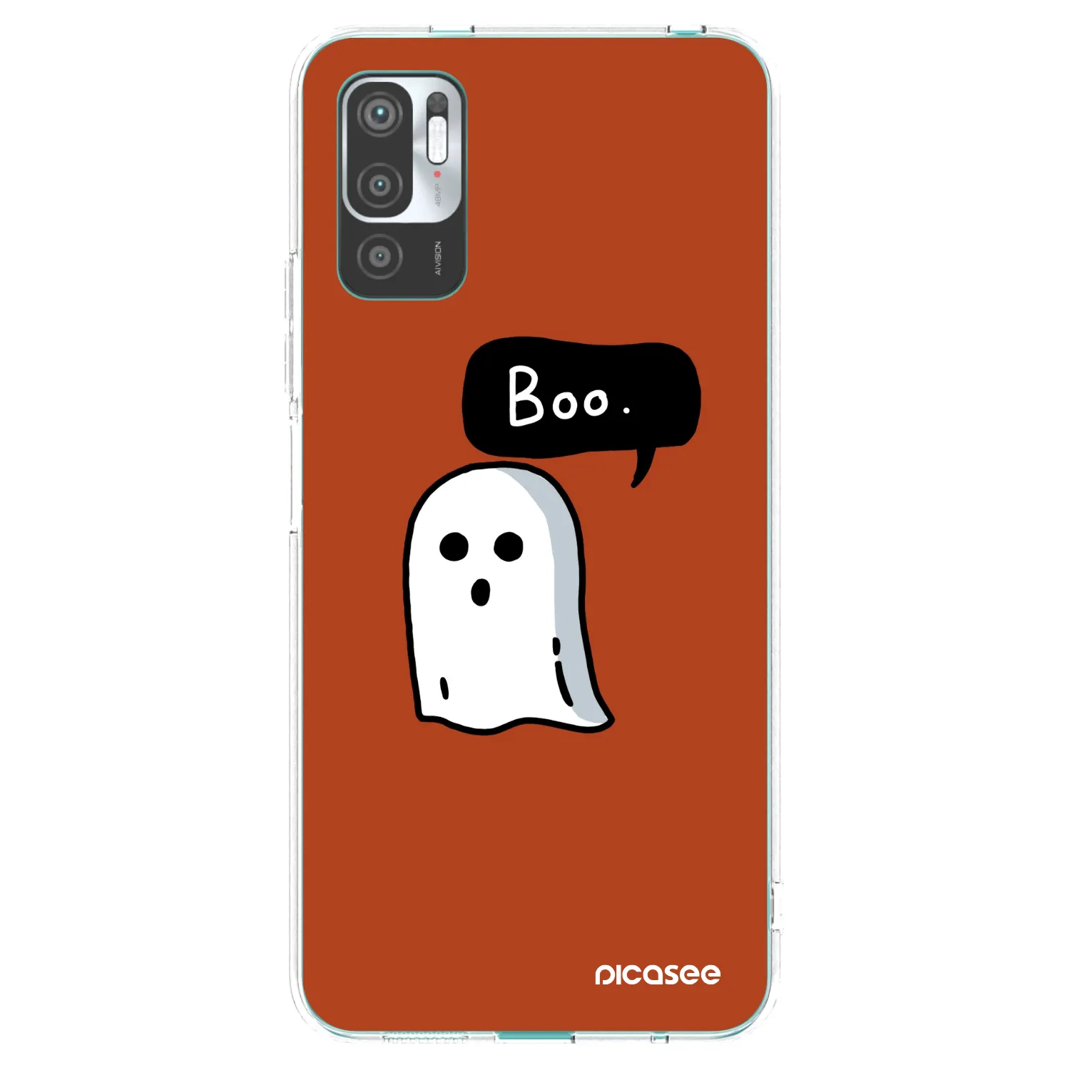 Picasee silikonska prozirna maskica za Xiaomi Redmi Note 10 5G - Boo