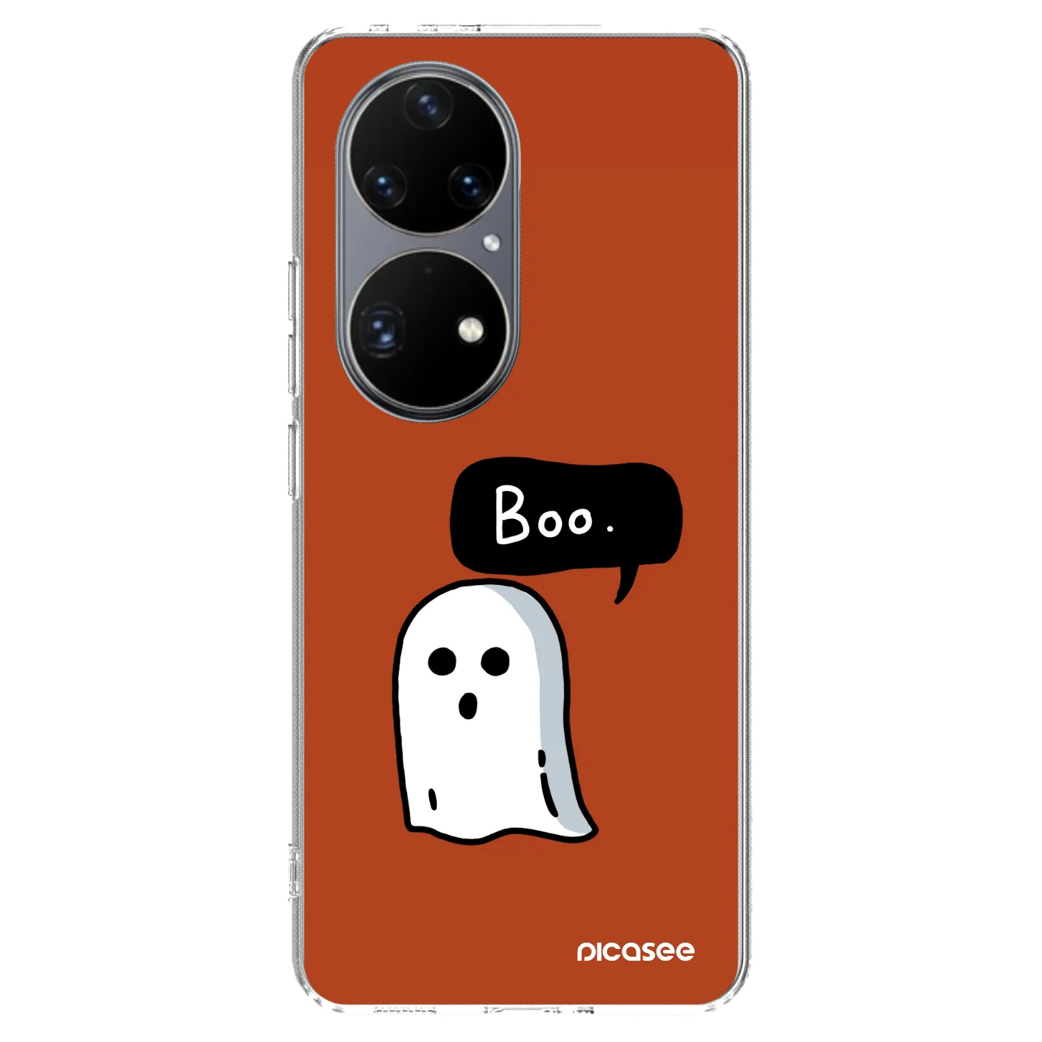 Picasee silikonska prozirna maskica za Huawei P50 - Boo