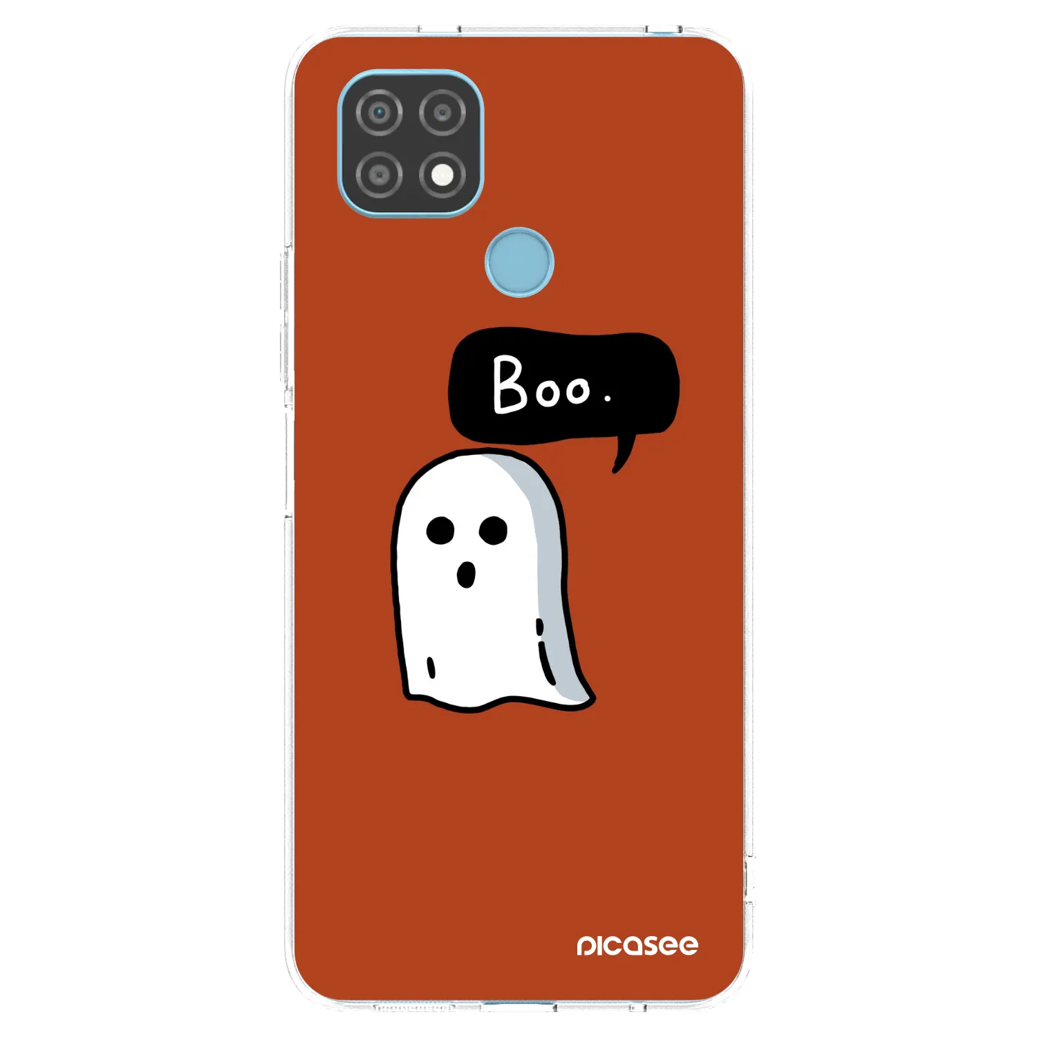 Picasee silikonska prozirna maskica za Realme C21 - Boo