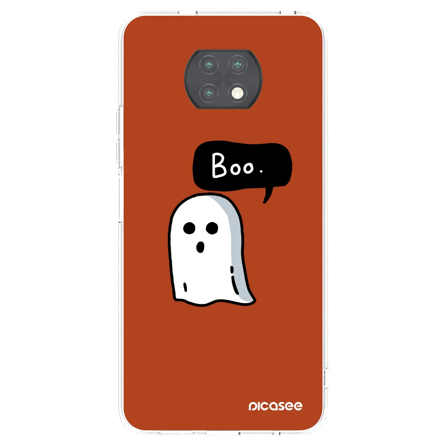 Picasee silikonska prozirna maskica za Xiaomi Redmi Note 9T - Boo