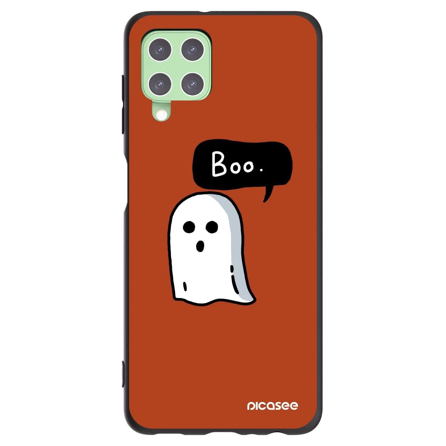 Picasee crna silikonska maskica za Samsung Galaxy A22 A225F 4G - Boo