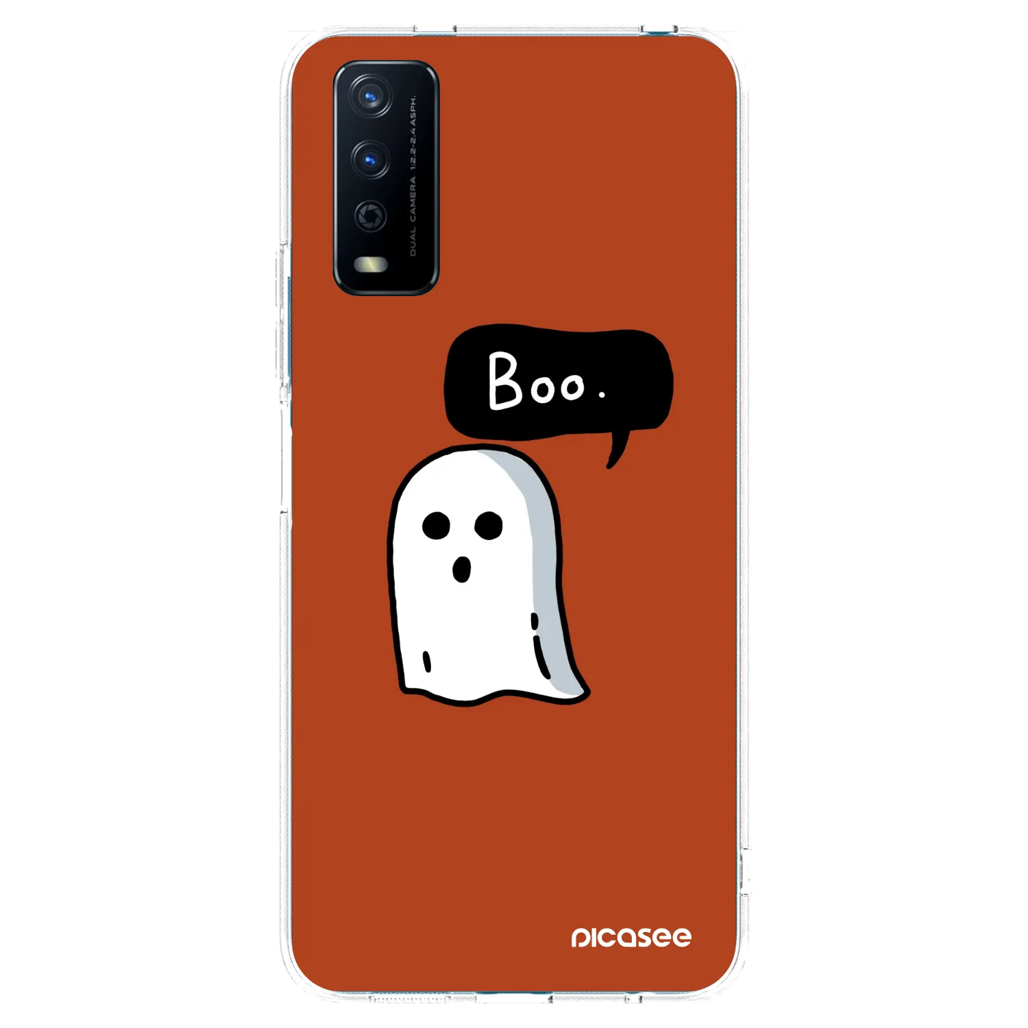 Picasee silikonska prozirna maskica za Vivo Y11s - Boo