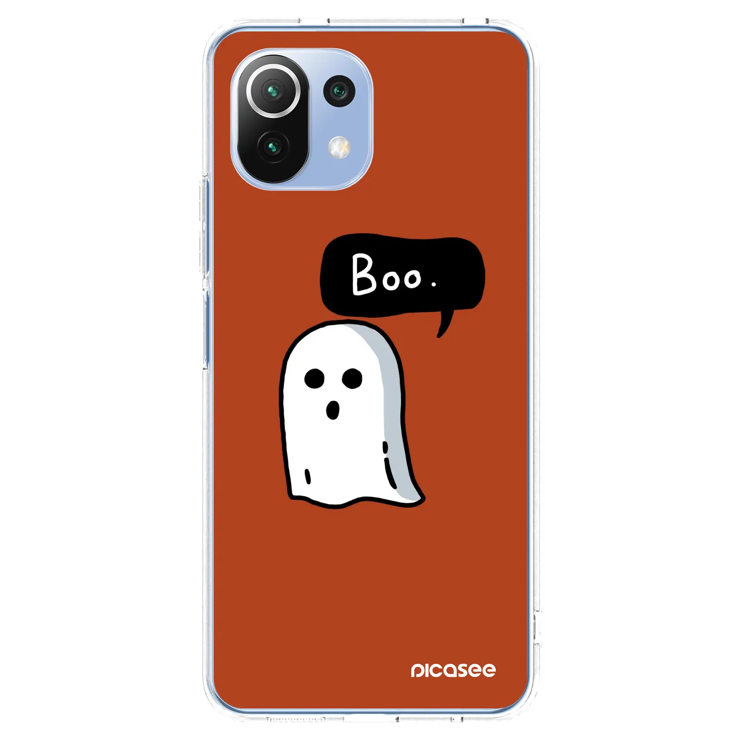 Picasee silikonska prozirna maskica za Xiaomi 11 Lite 5G NE - Boo
