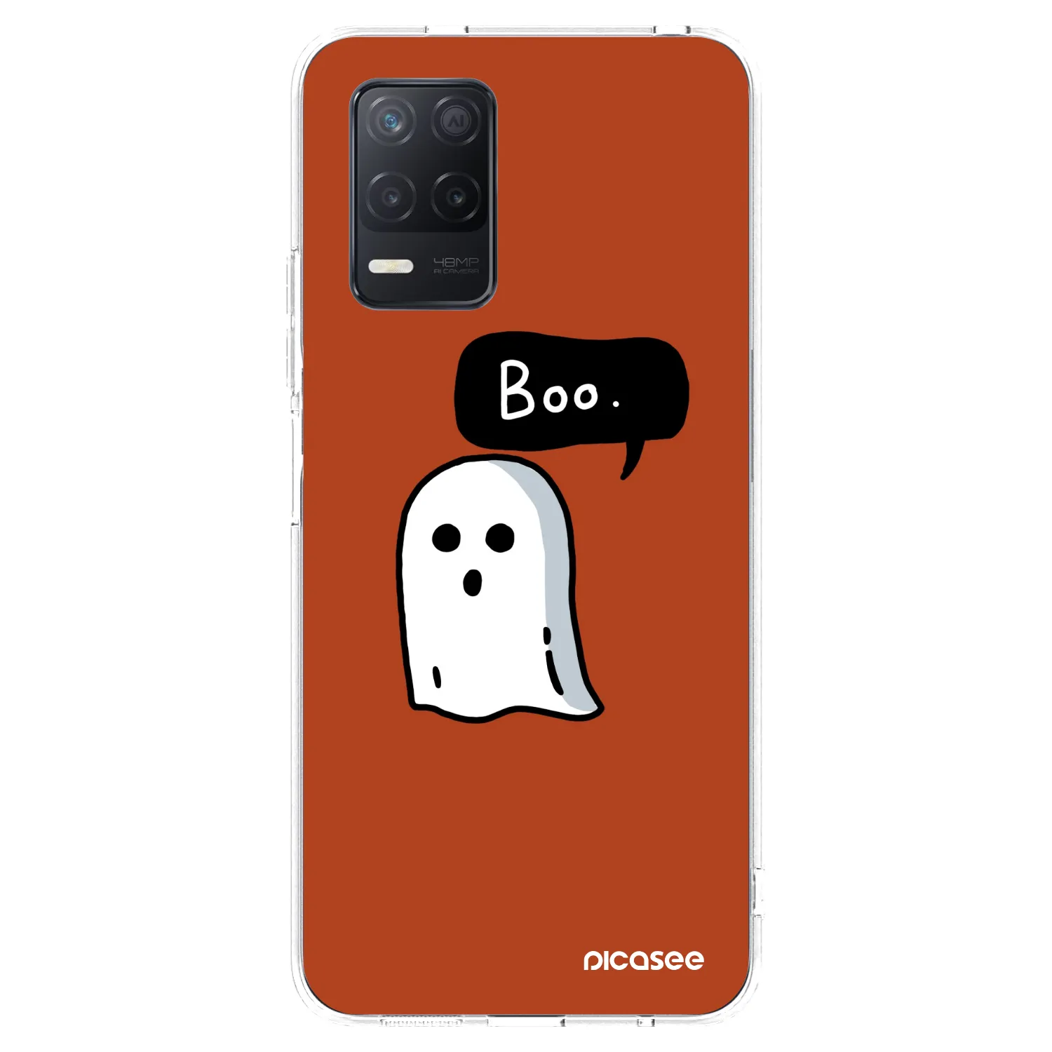 Picasee silikonska prozirna maskica za Realme 8 5G - Boo