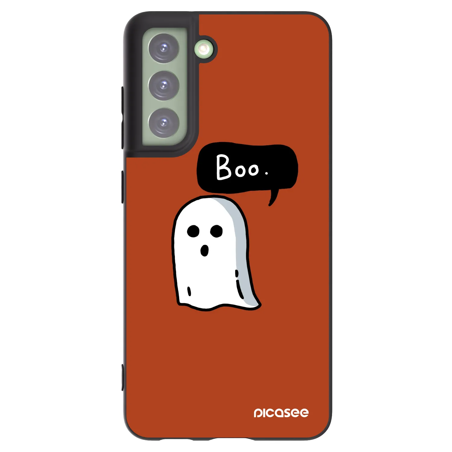 Picasee crna silikonska maskica za Samsung Galaxy S21 FE 5G - Boo