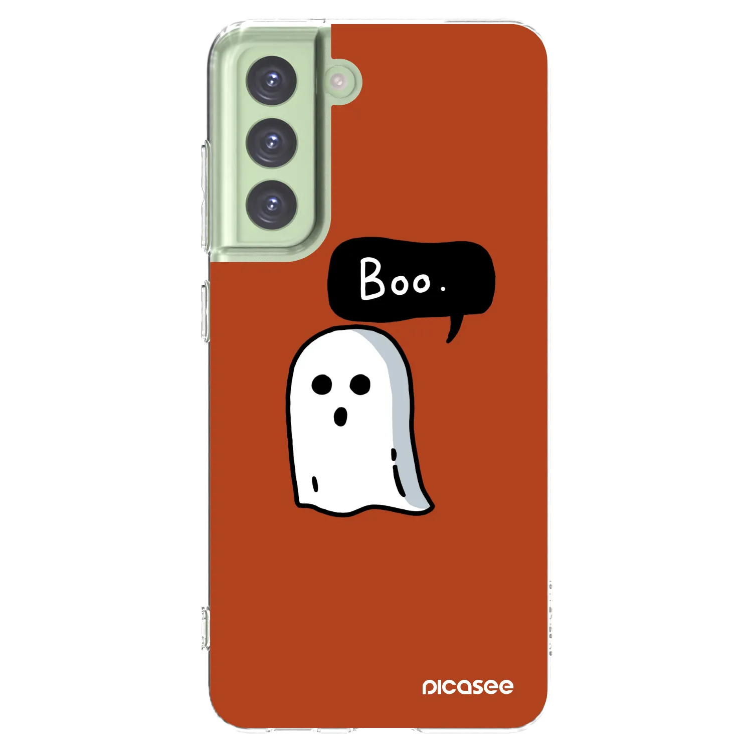 Picasee silikonska prozirna maskica za Samsung Galaxy S21 FE 5G - Boo