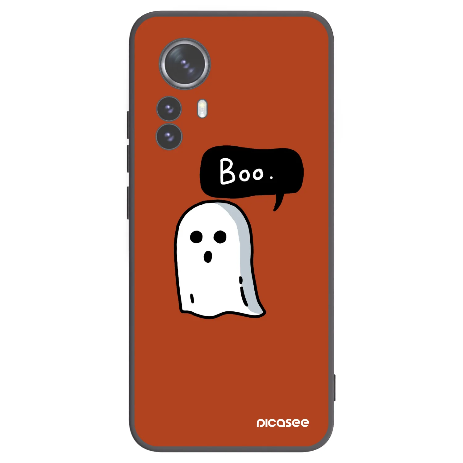 Picasee crna silikonska maskica za Xiaomi 12 Pro - Boo
