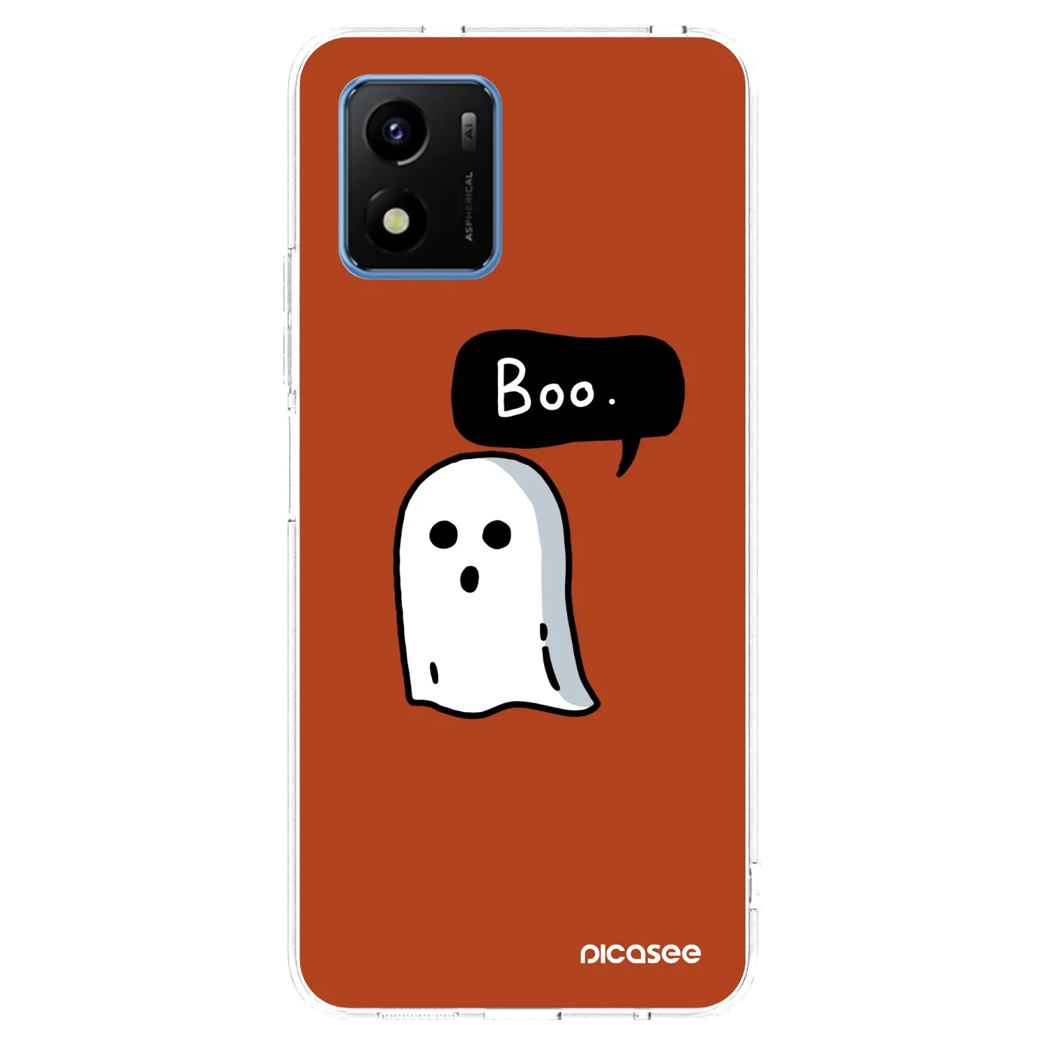 Picasee silikonska prozirna maskica za Vivo Y01 - Boo