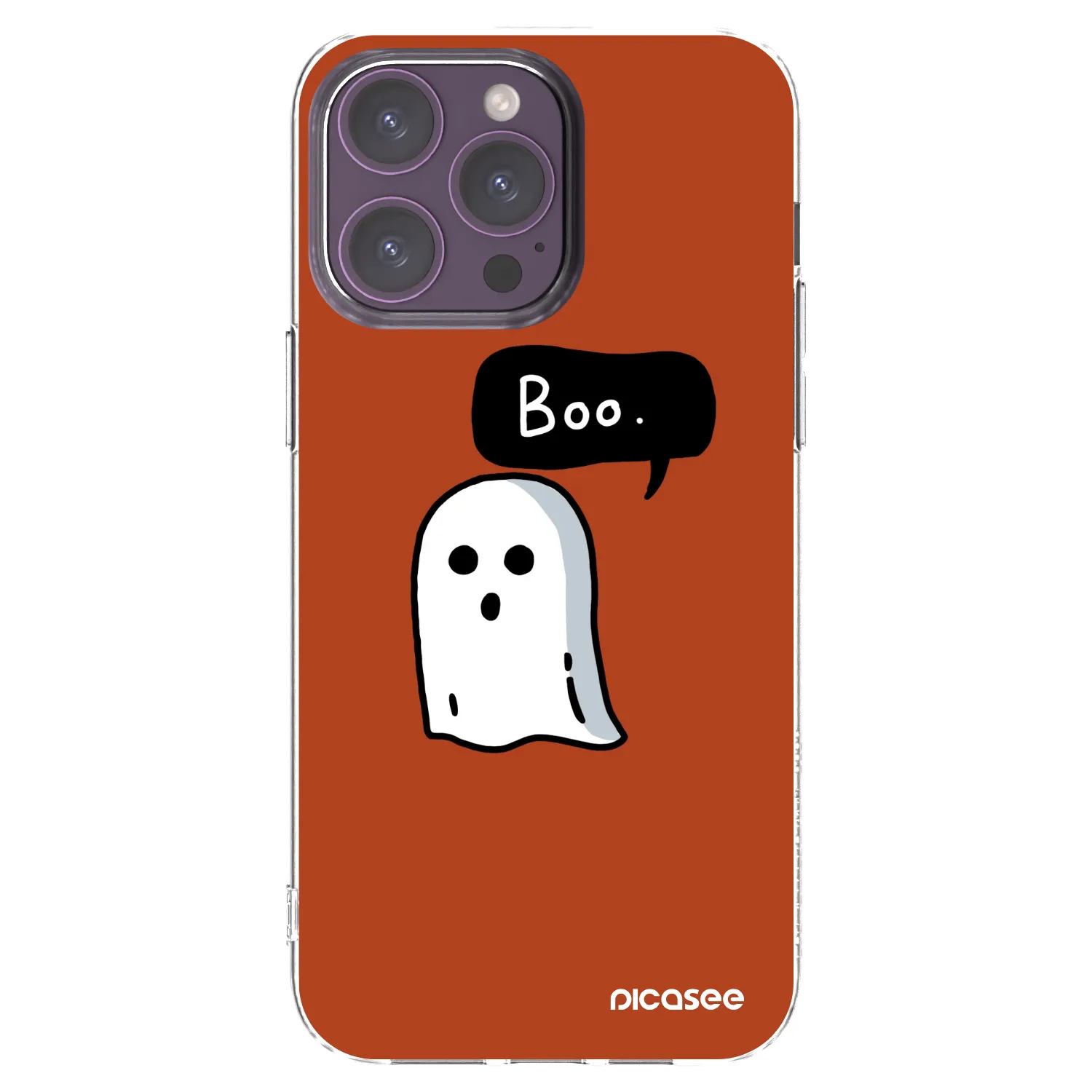 Picasee silikonska prozirna maskica za Apple iPhone 14 Pro Max - Boo