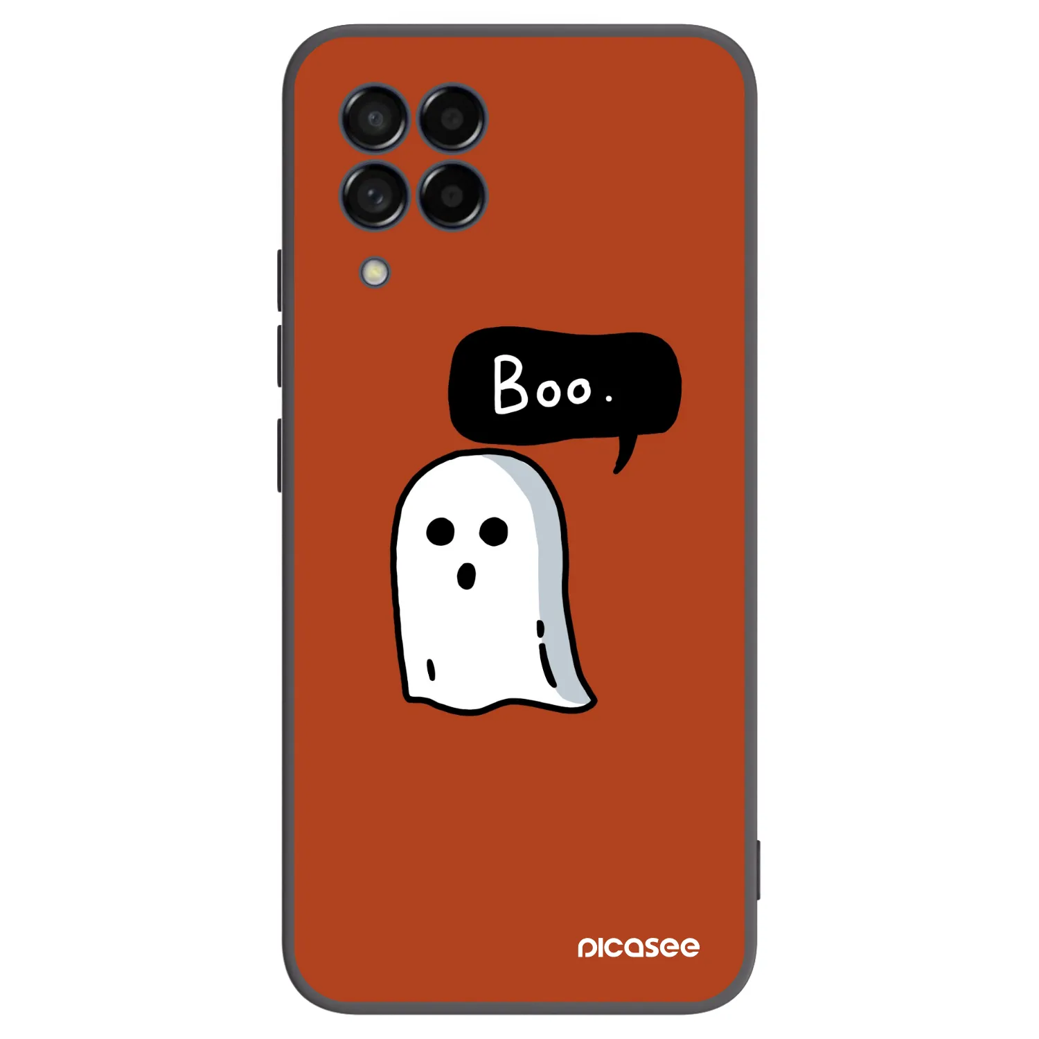 Picasee crna silikonska maskica za Samsung Galaxy M53 5G - Boo