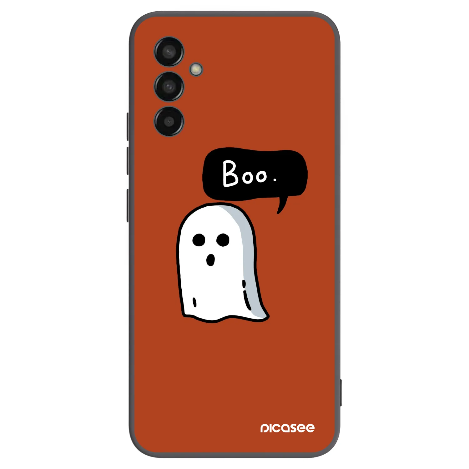 Picasee crna silikonska maskica za Samsung Galaxy M13 M135F - Boo