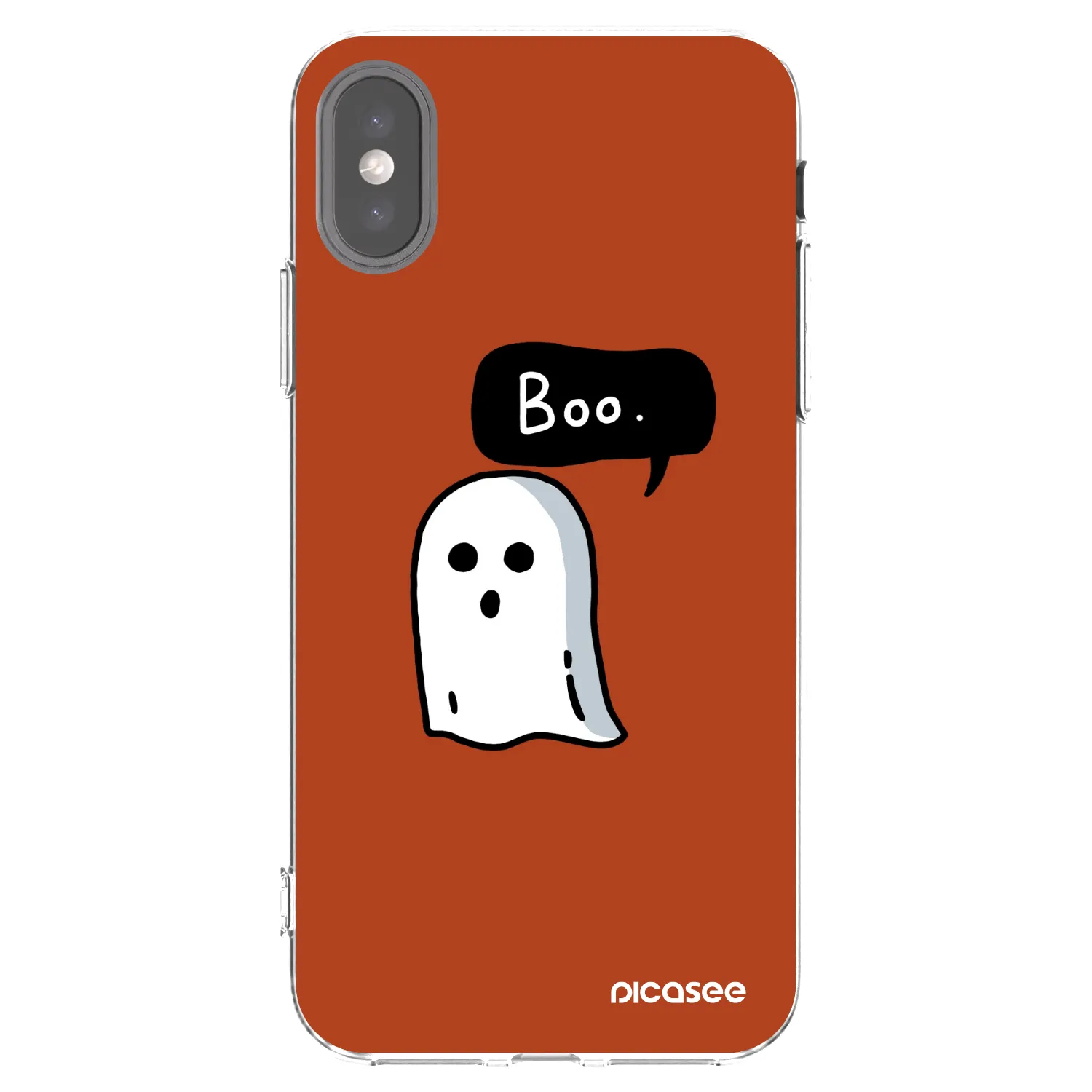 Picasee silikonska prozirna maskica za Apple iPhone X/XS - Boo