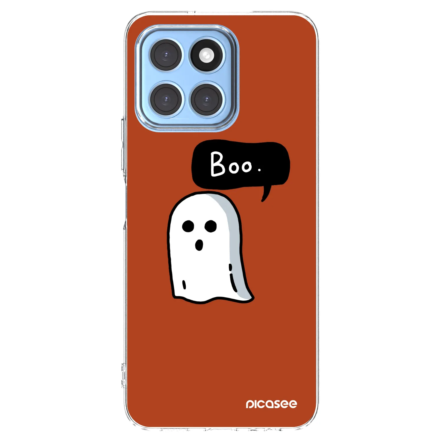 Picasee silikonska prozirna maskica za Honor X8 5G - Boo