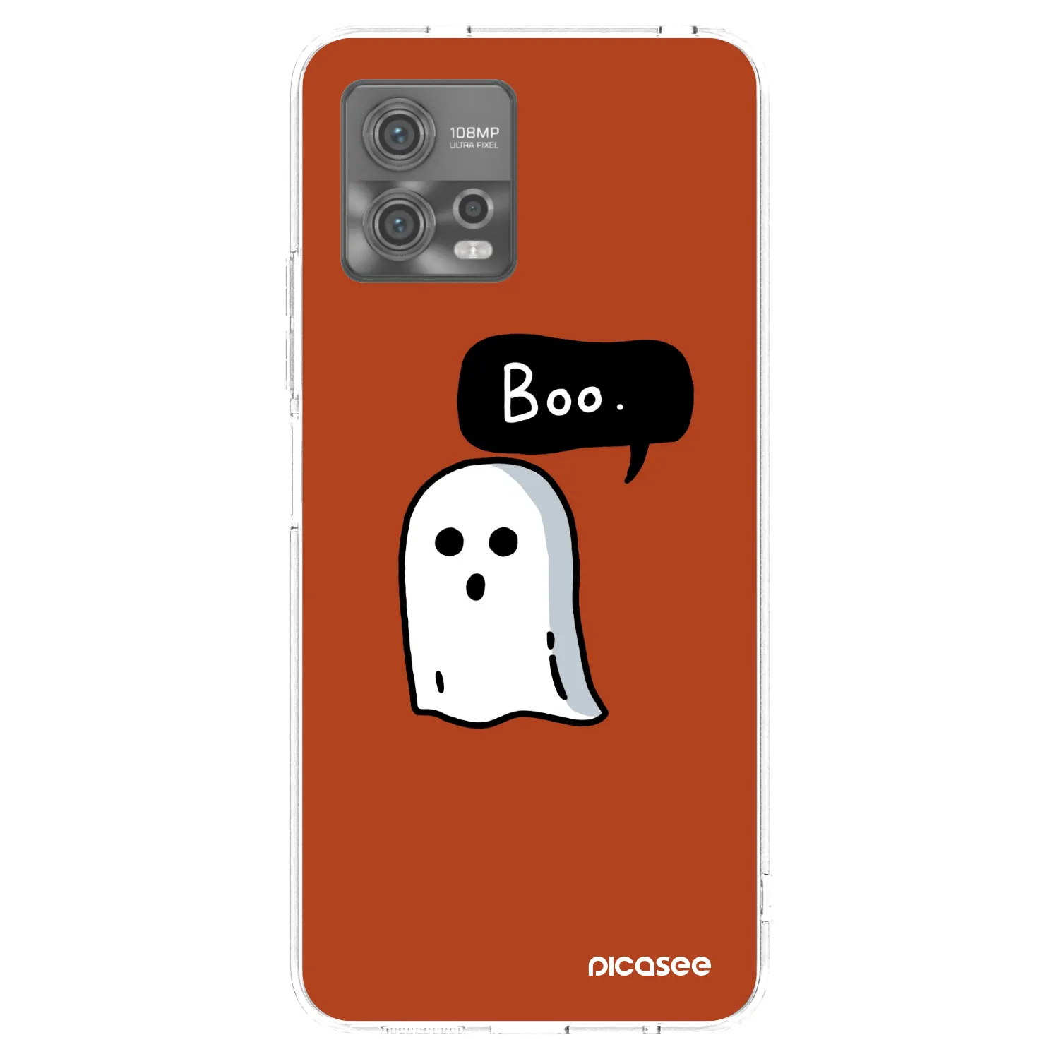 Picasee silikonska prozirna maskica za Motorola Moto G72 - Boo