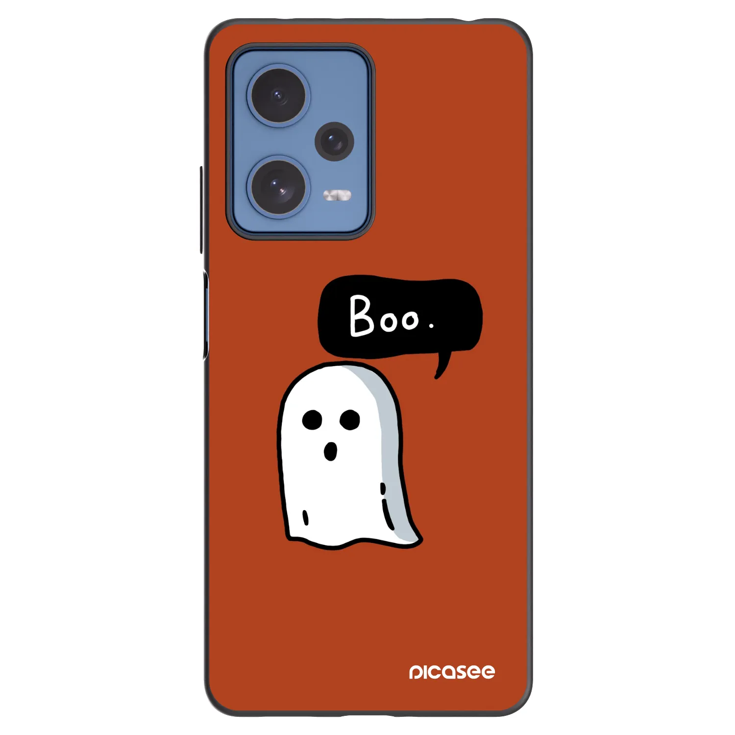Picasee crna silikonska maskica za Xiaomi Redmi Note 12 Pro 5G - Boo