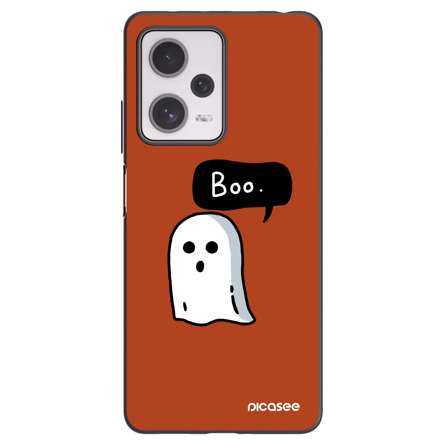 Picasee crna silikonska maskica za Xiaomi Redmi Note 12 Pro+ 5G - Boo