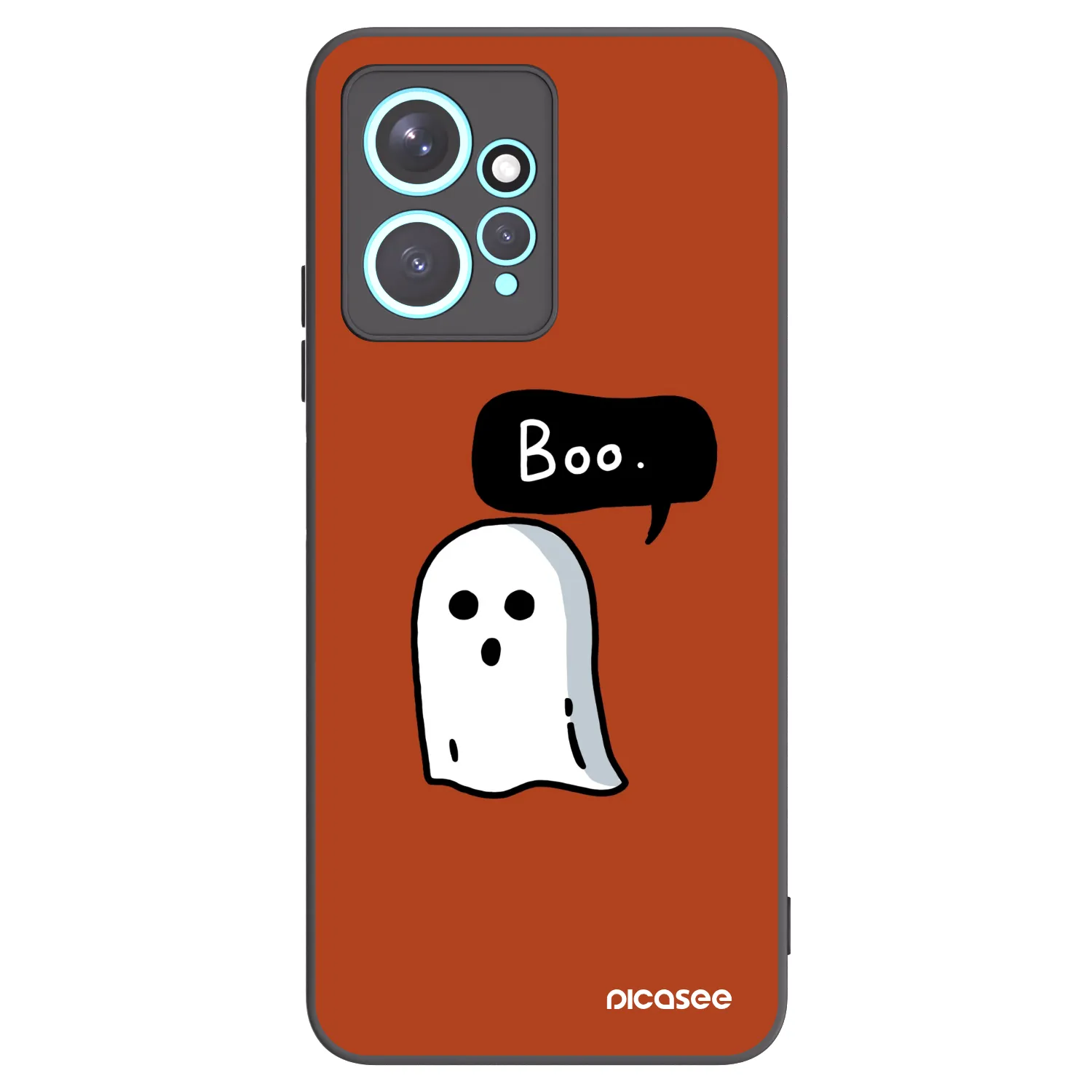 Picasee crna silikonska maskica za Xiaomi Redmi Note 12 4G - Boo