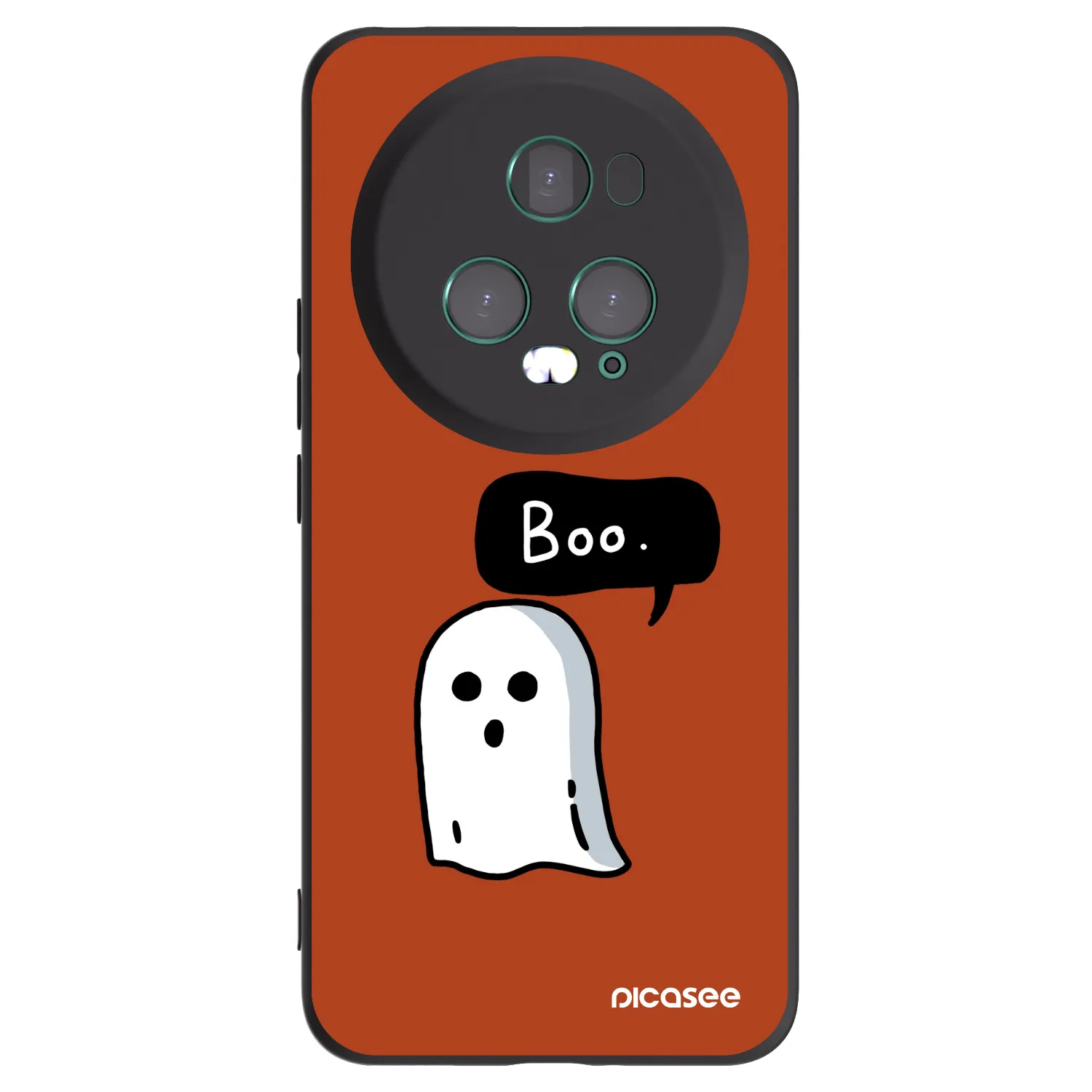 Picasee crna silikonska maskica za Honor Magic5 Pro - Boo