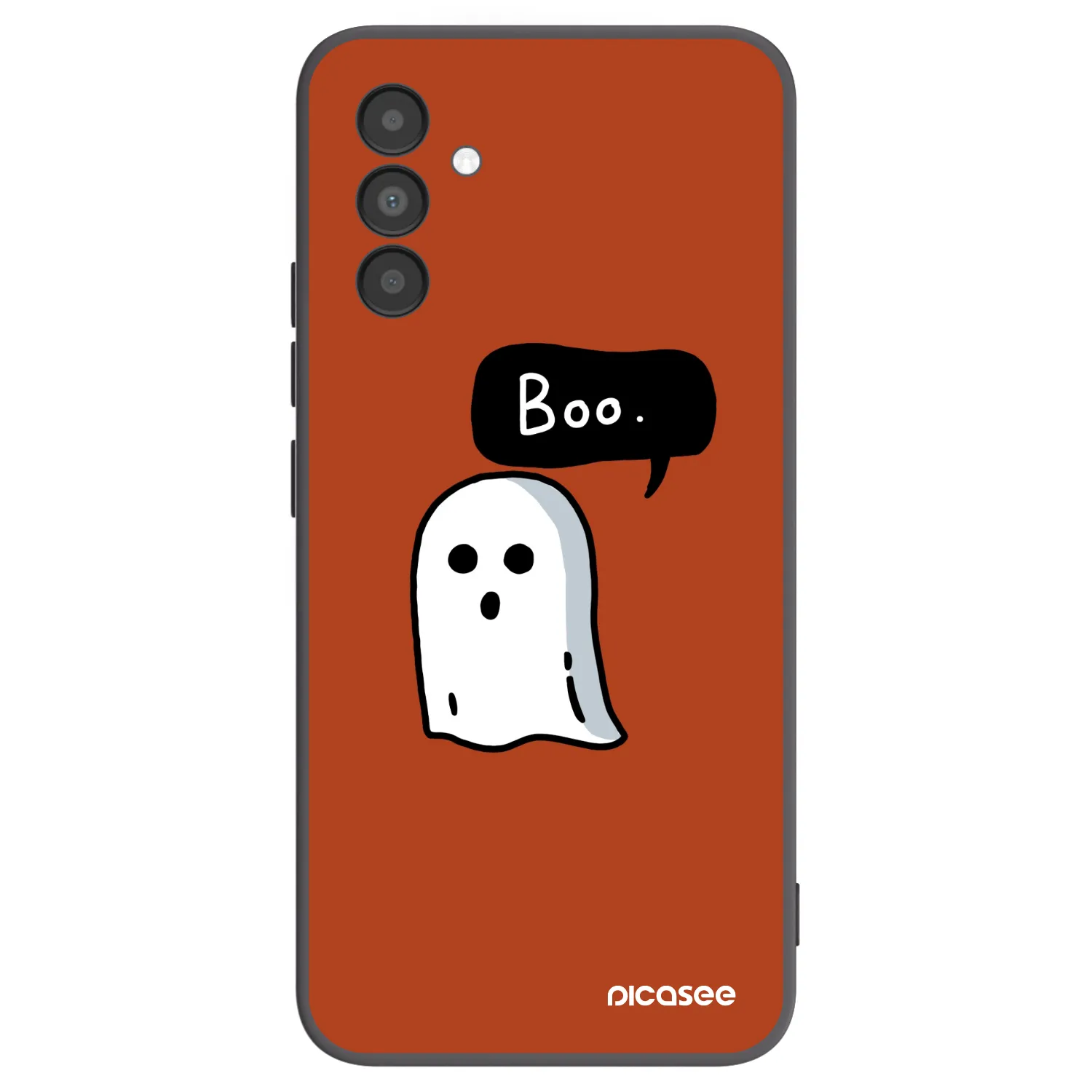 Picasee crna silikonska maskica za Samsung Galaxy A04s A047F - Boo