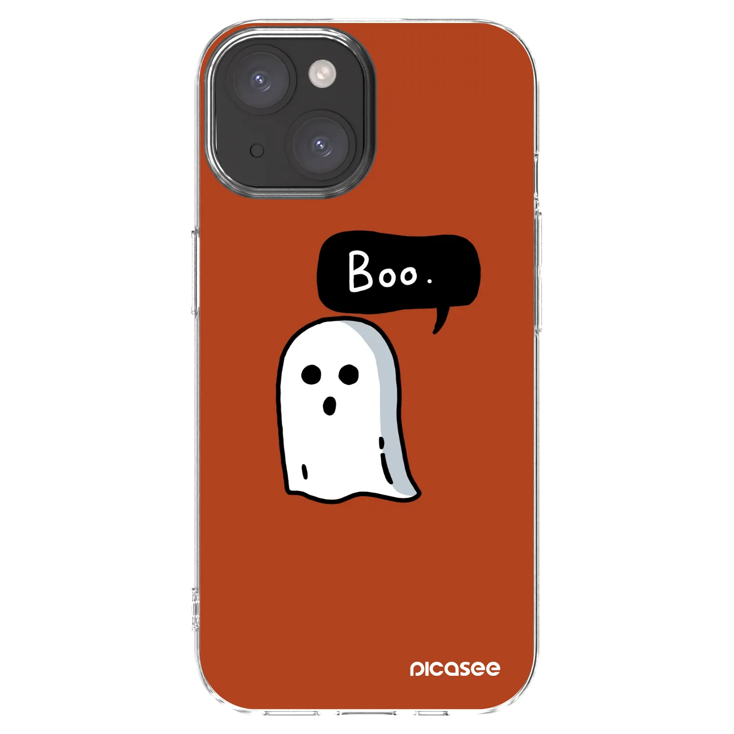 Picasee silikonska prozirna maskica za Apple iPhone 15 - Boo