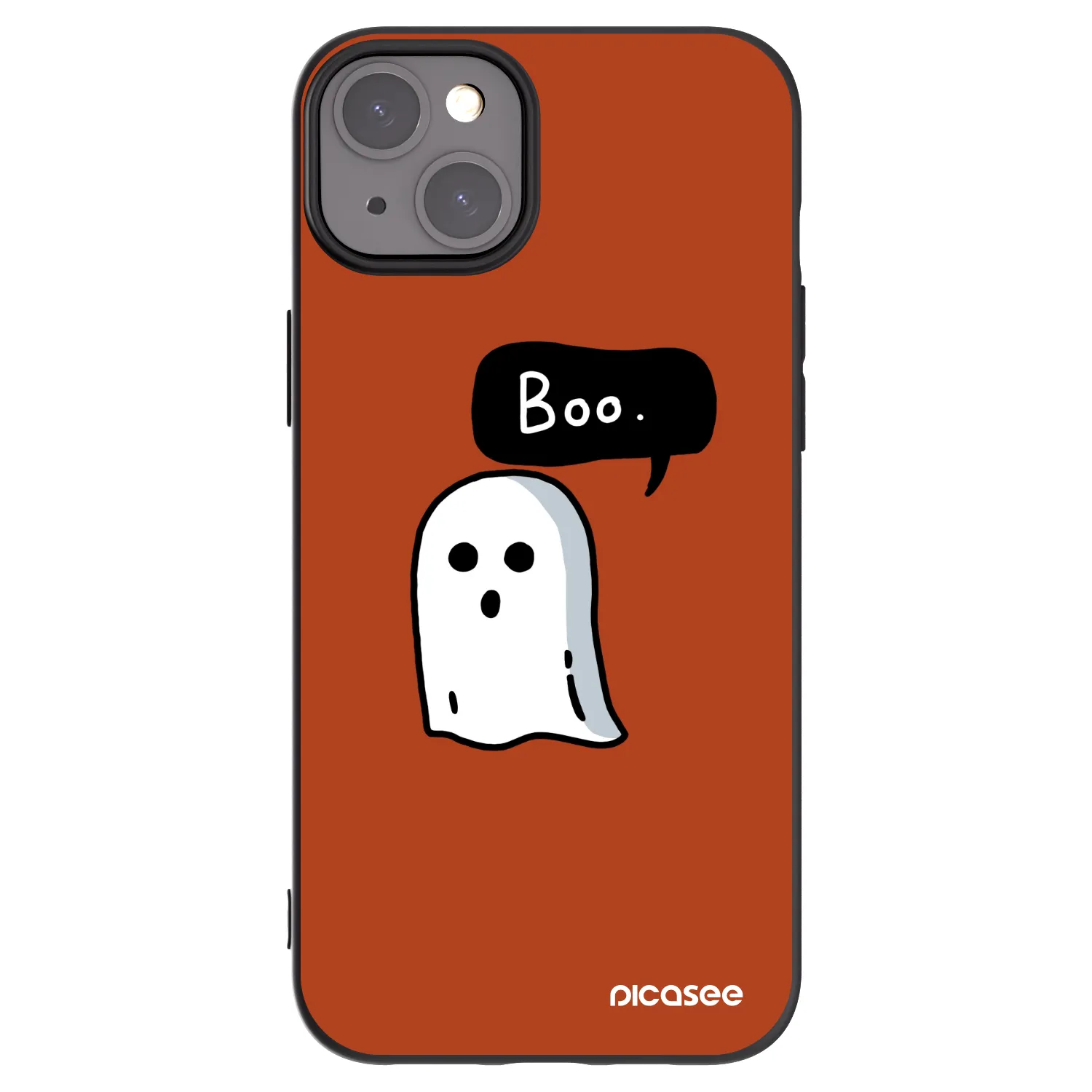 Picasee crna silikonska maskica za Apple iPhone 15 Plus - Boo
